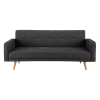 Mottled Grey 3-Seater Clic Clac Sofa Bed